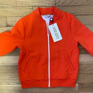 KENZO BOYS ZIP UP HOODIE